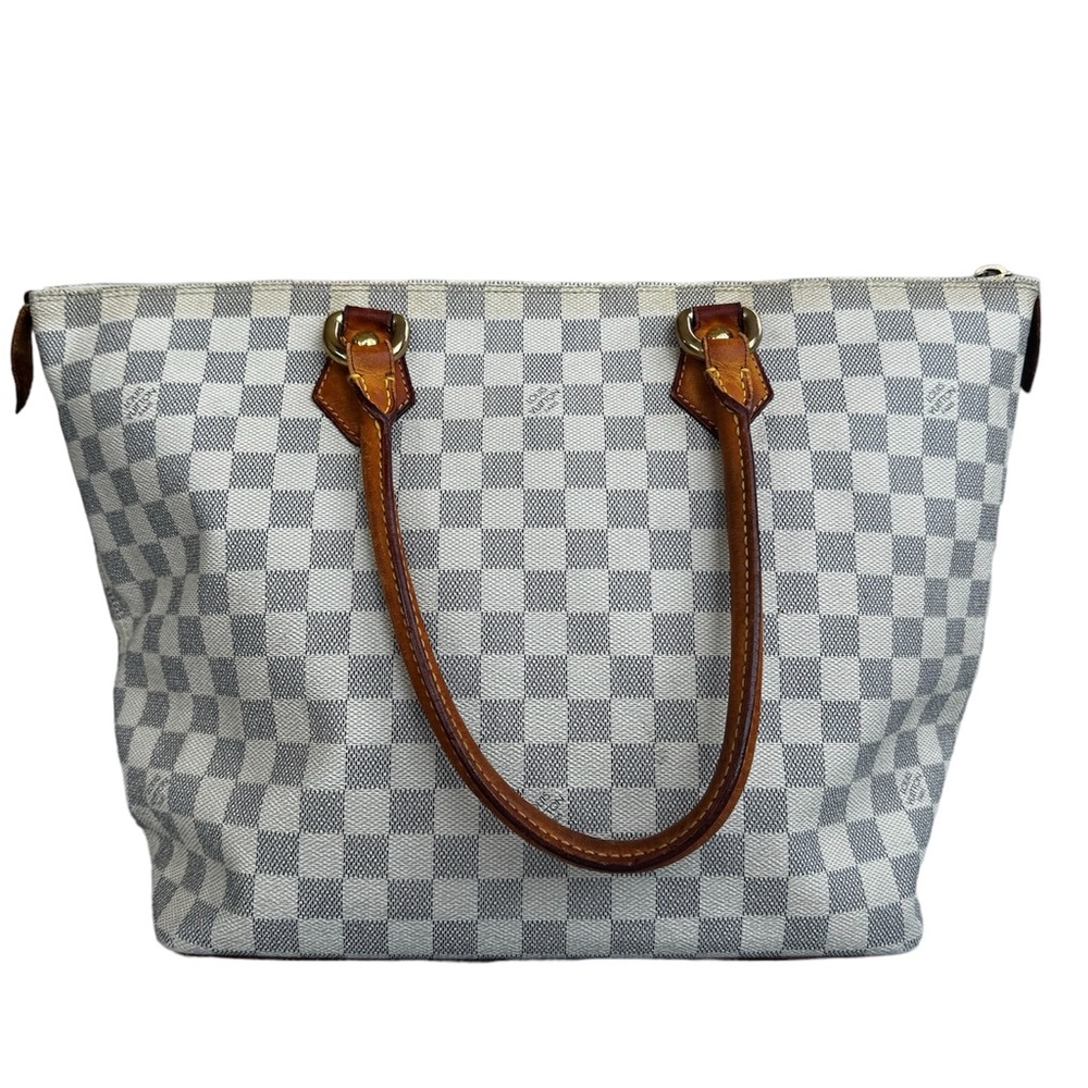 Louis Vuitton Saleya MM Damier Azur Tote Bag